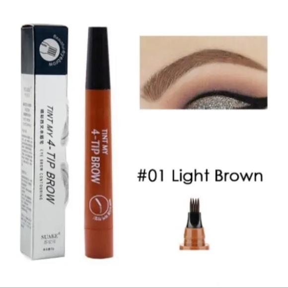Tint My 4 - Tip Brow Pen #1 Light Brown - Picture 2 of 5